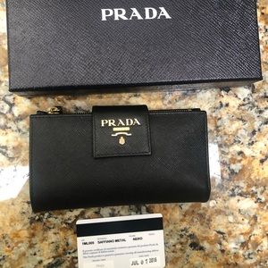 Prada Saffiano Wallet